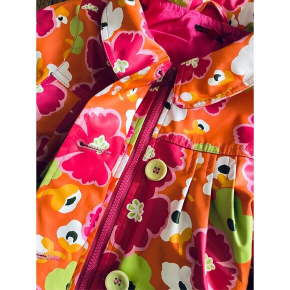 Catimini Toddler Girls 3 Removable Hooded Raincoat Jacket - Picture 10 of 12